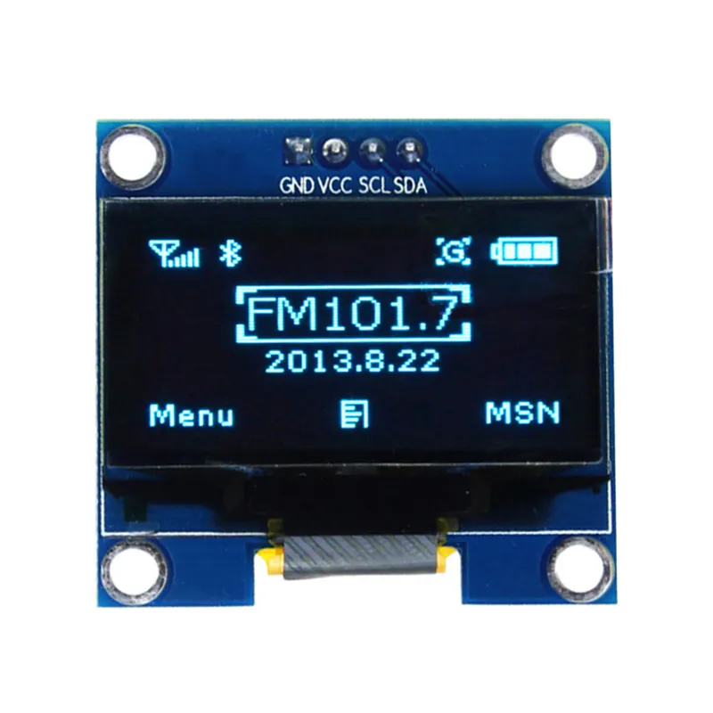 0.96 Inch 128X64 LCD Driver Board Spi Serial LCM Module