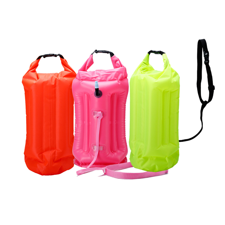 Why do people swim with a buoy?