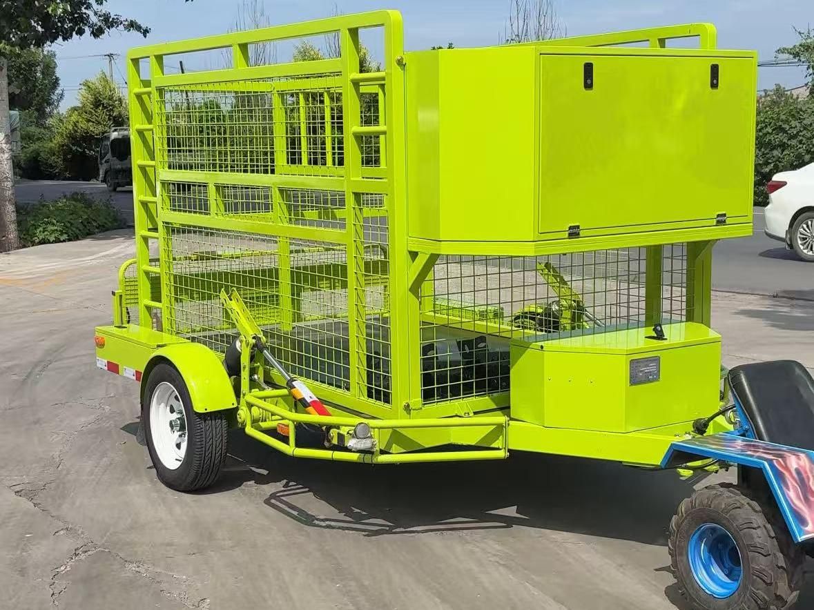 OEM Model 100 Semi-Drop Hydraulic Lift Motorcycle Trailer: Effortless Loading and Transport Solutions