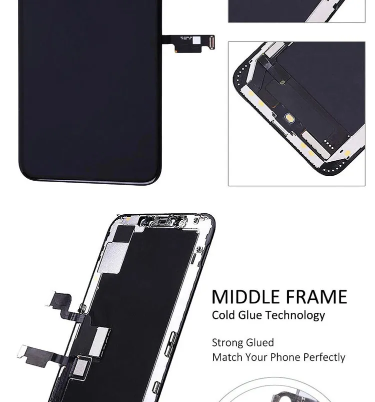Custom Premium OLED Incell Quality Mobile Phone Pantalla Display for iPhone Xs Mas LCD Display Screen Module with Parts