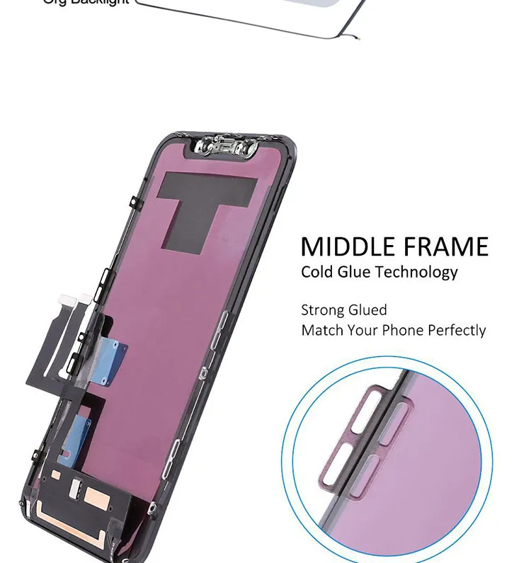 Fty OEM Waterproof Mobile Spare Parts Touch Screen Module Combo TFT LCD Display Phone for iPhone 11g