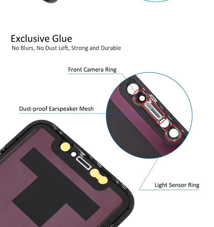 Fty OEM Waterproof Mobile Spare Parts Touch Screen Module Combo TFT LCD Display Phone for iPhone 11g